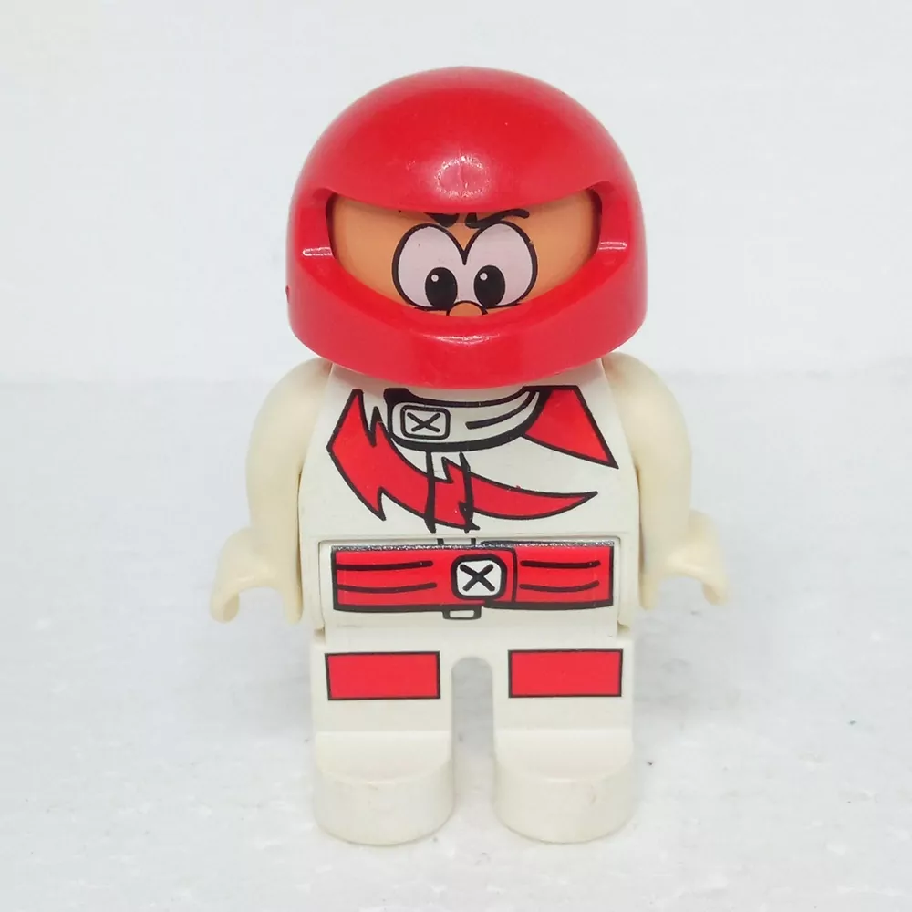 Lego® Duplo® Panáček Muž Závodník Červená Helma