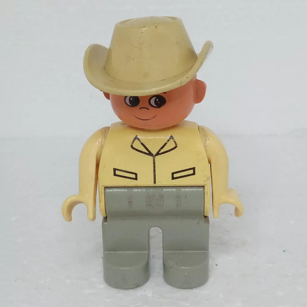 Lego® Duplo® Panáček Muž Kovboj Béžový klobouk