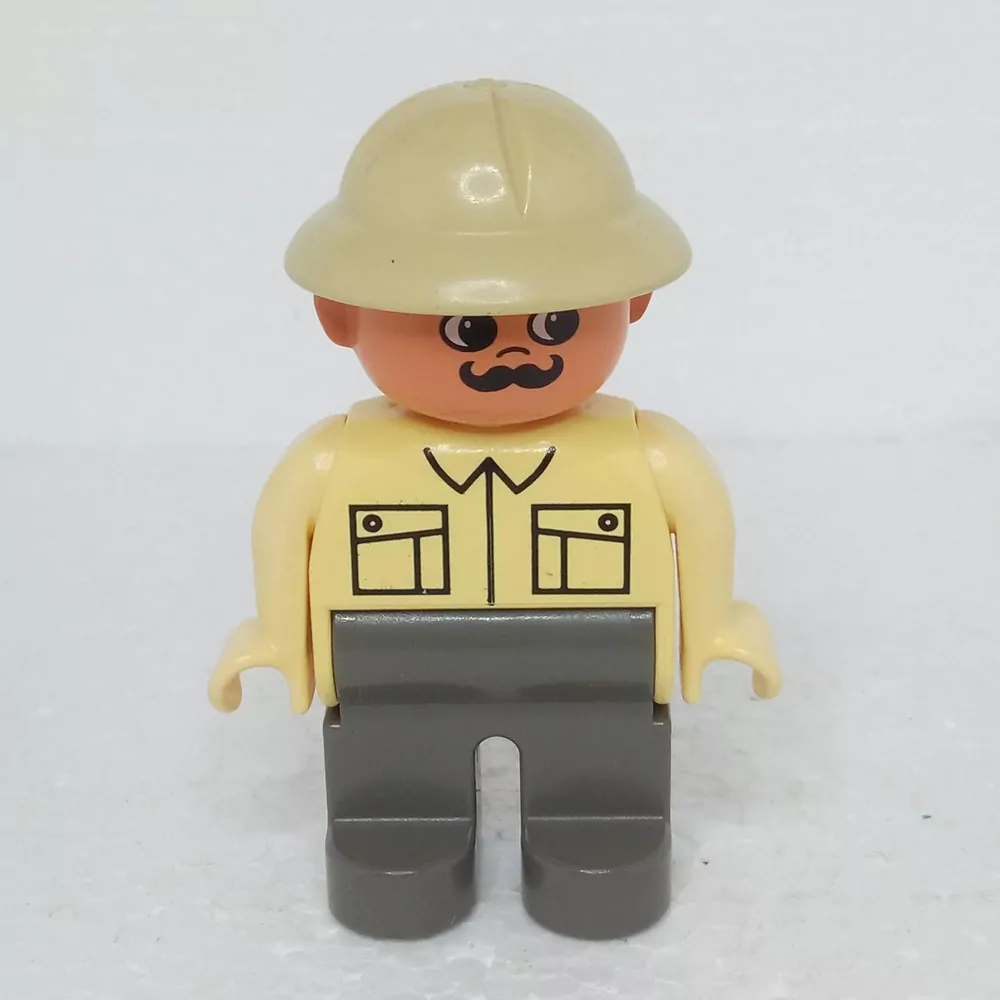 Lego® Duplo® Panáček Muž Kovboj Béžový klobouk