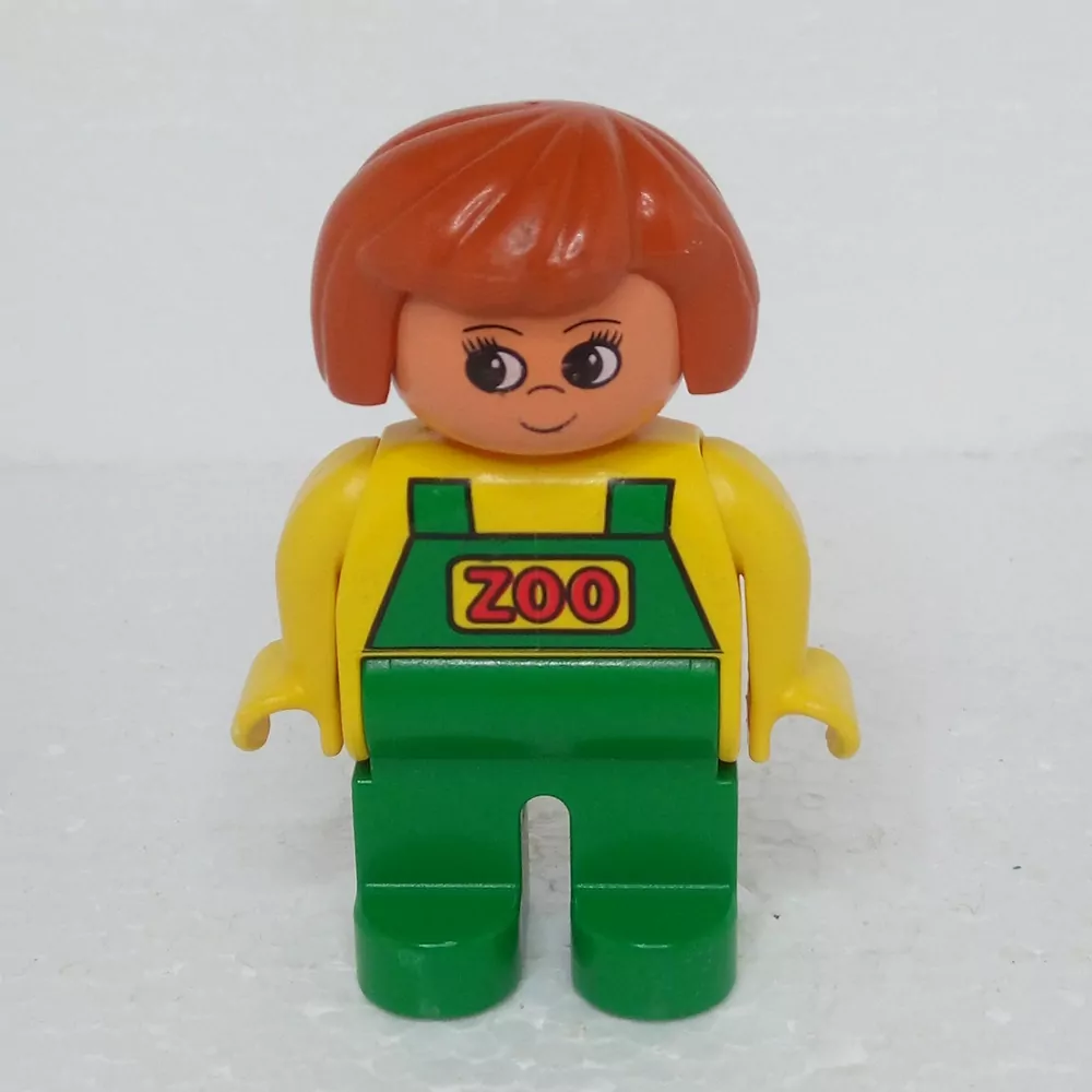 Lego® Duplo® Panáček Žena ZOO hnědé vlasy