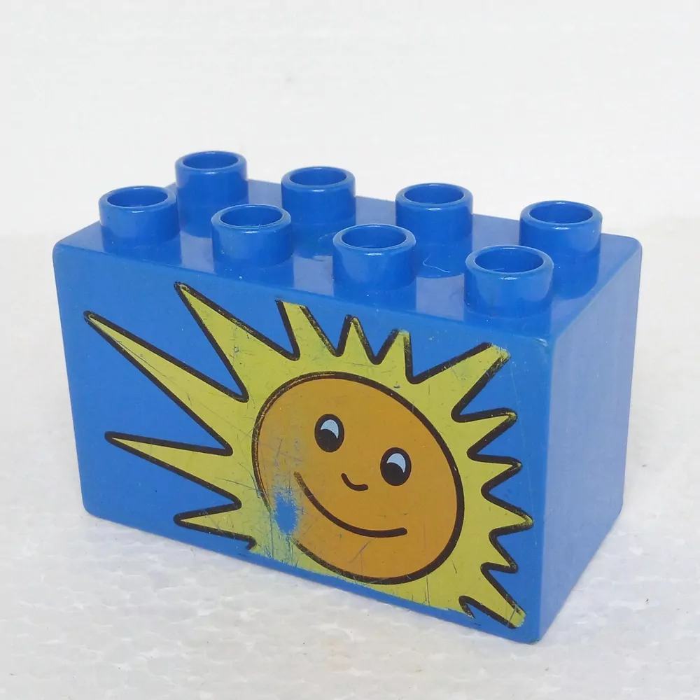 Lego® Duplo® Kostka potisk slunce - VÝPRODEJ