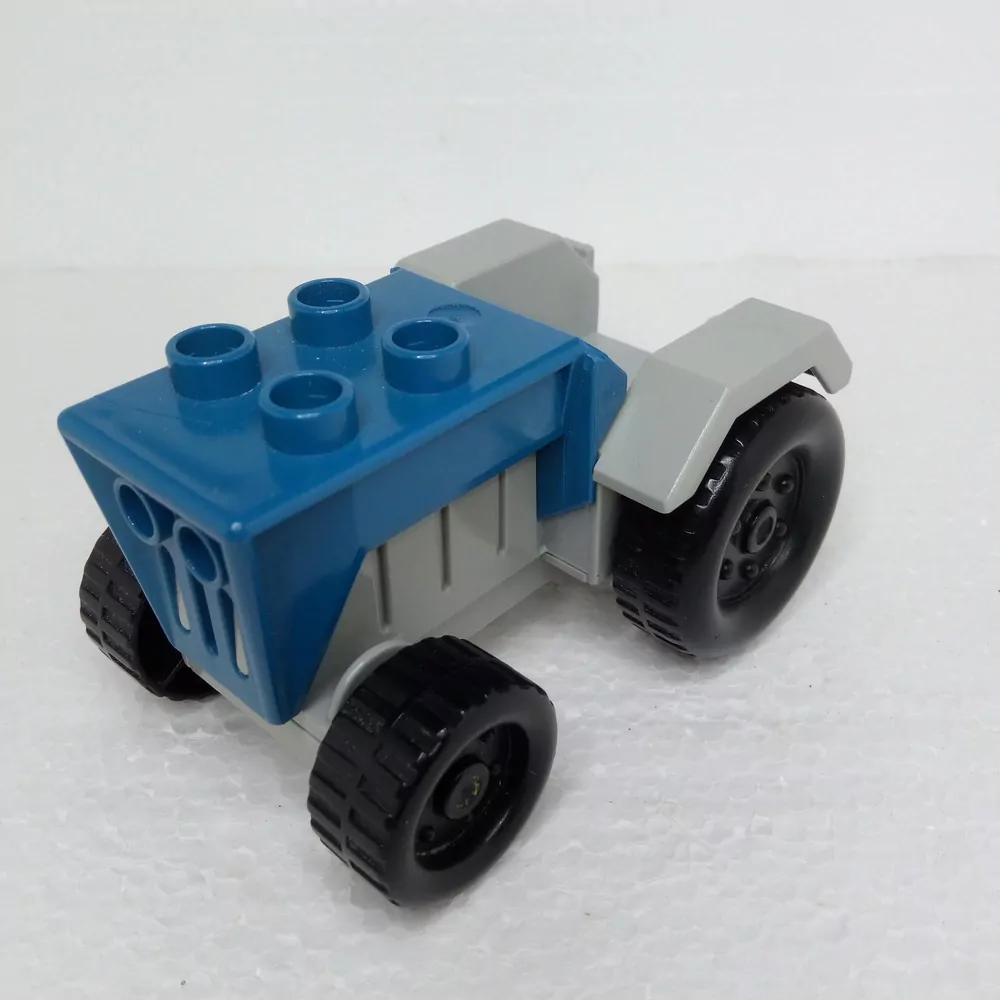 Lego® Duplo® Malotraktor šedý, modrý - VÝPRODEJ