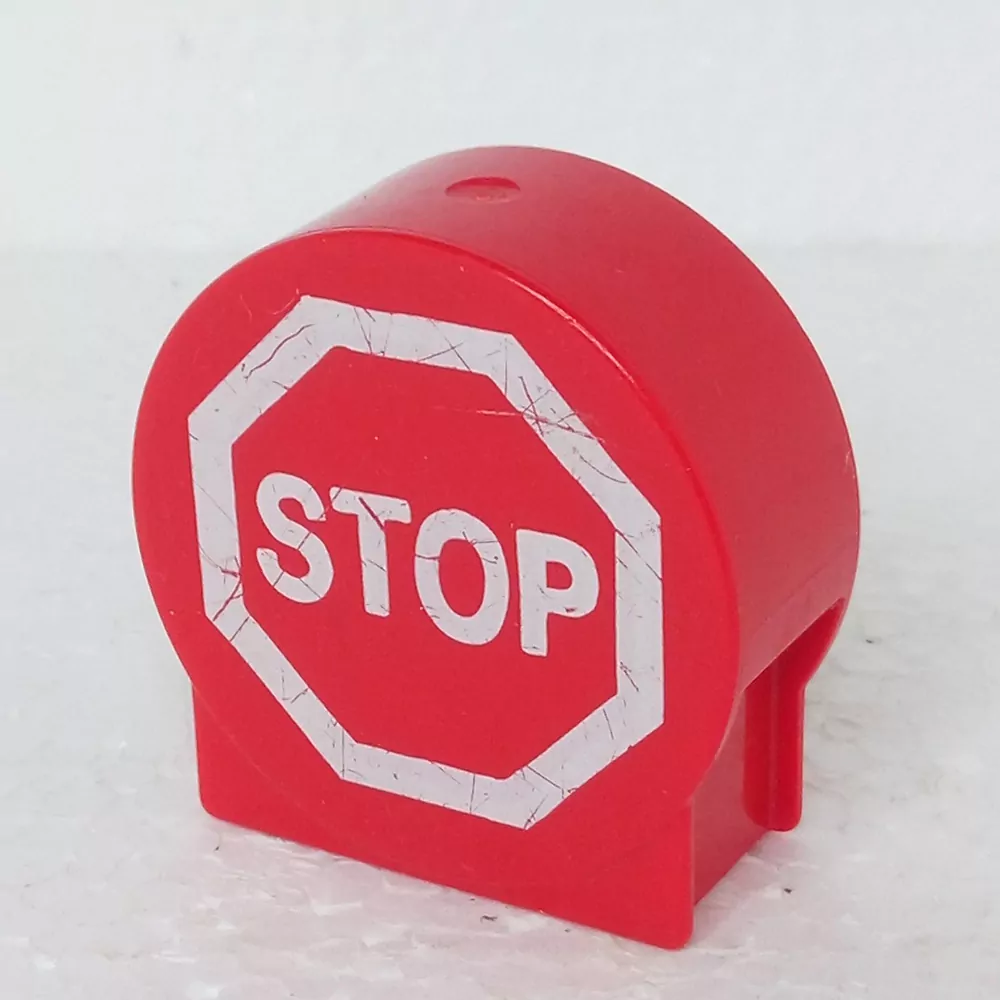 Lego® Duplo® Kostka 1x2x2 potisk STOP - VÝPRODEJ