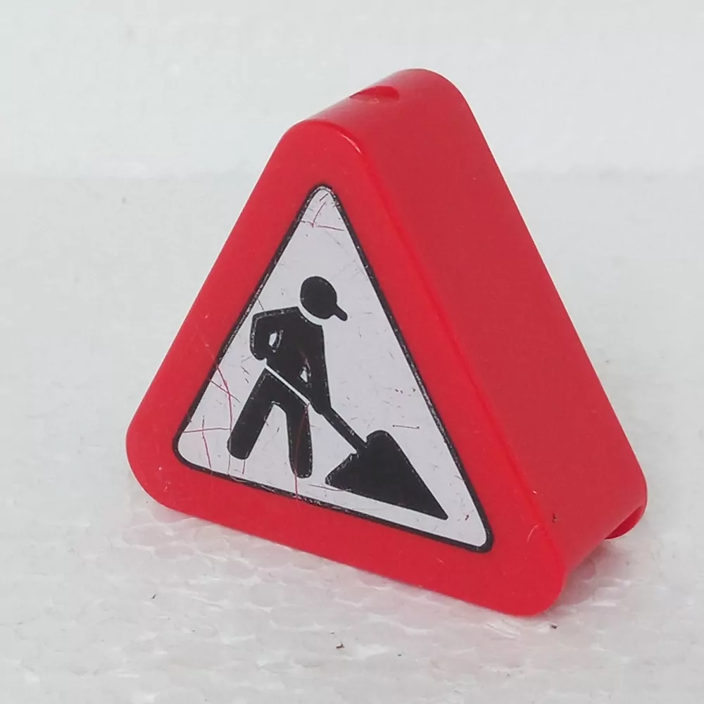 Lego® Duplo® Kostka 1x2x2 potisk Práce na silnici- VÝPRODEJ
