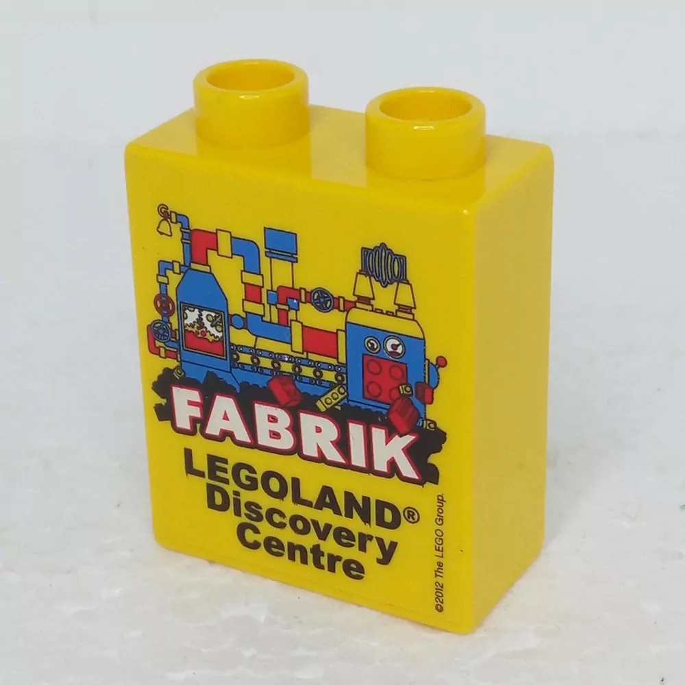 Lego® Duplo® Kostka 1x2x2 potisk "FABRIK" 2012