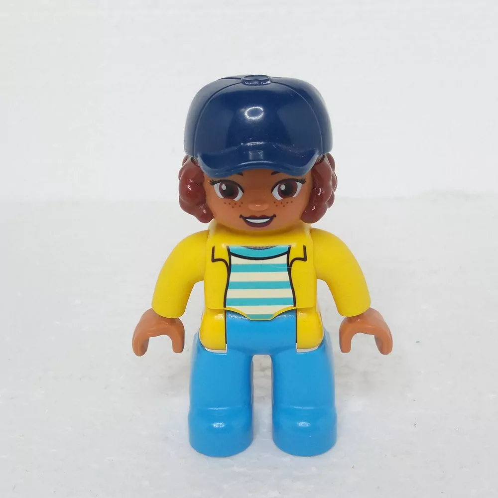 Lego® Duplo® Panáček Žena modrá čepice