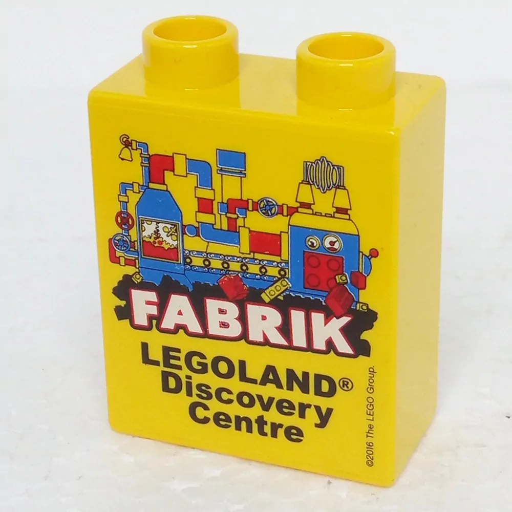 Lego® Duplo® Kostka 1x2x2 potisk "FABRIK" 2016