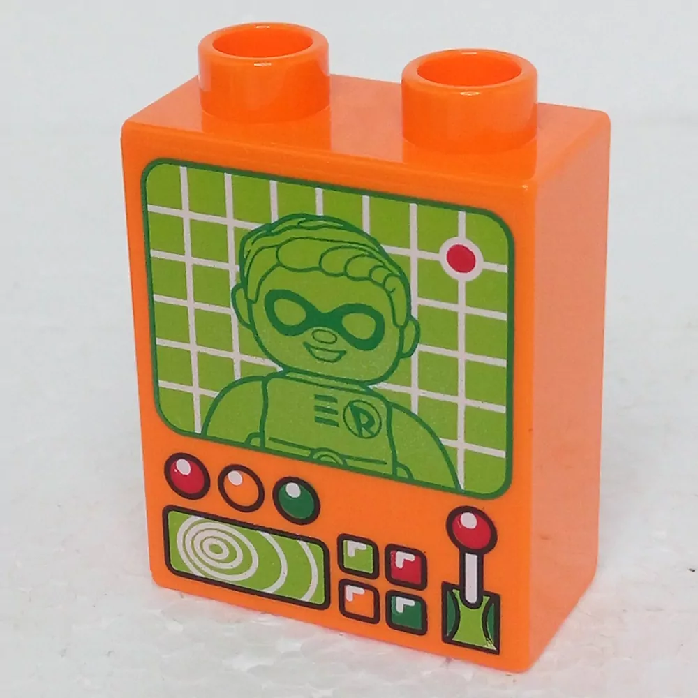 Lego® Duplo® Kostka 1x2x2 potisk Robin