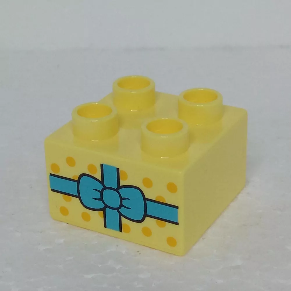 Lego® Duplo® Kostka 2x2 potisk dáreček