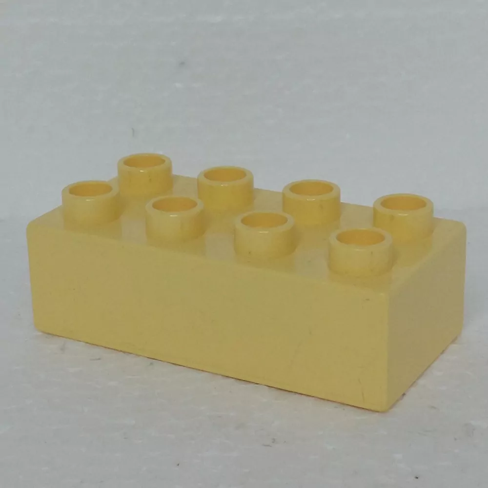 Lego® Duplo® Kostka 2x4 světle béžová