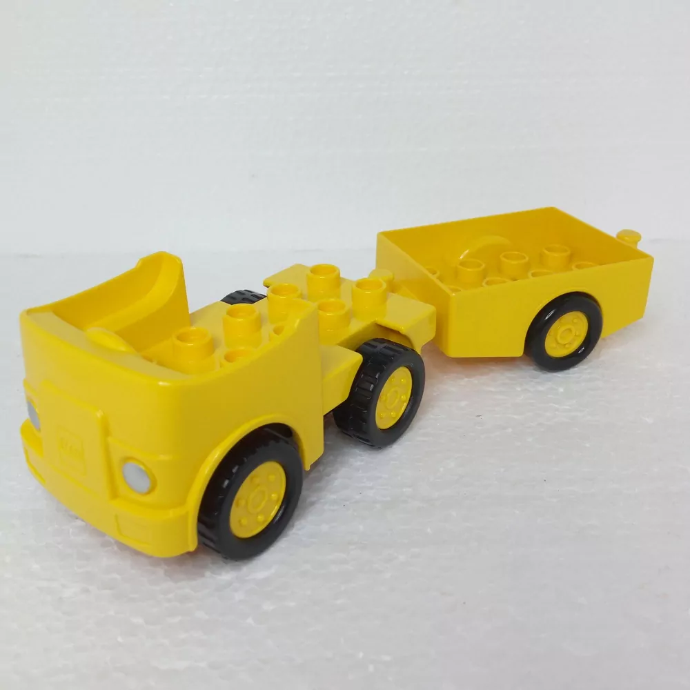 Lego® Duplo® Autíčko žluté s vozíkem