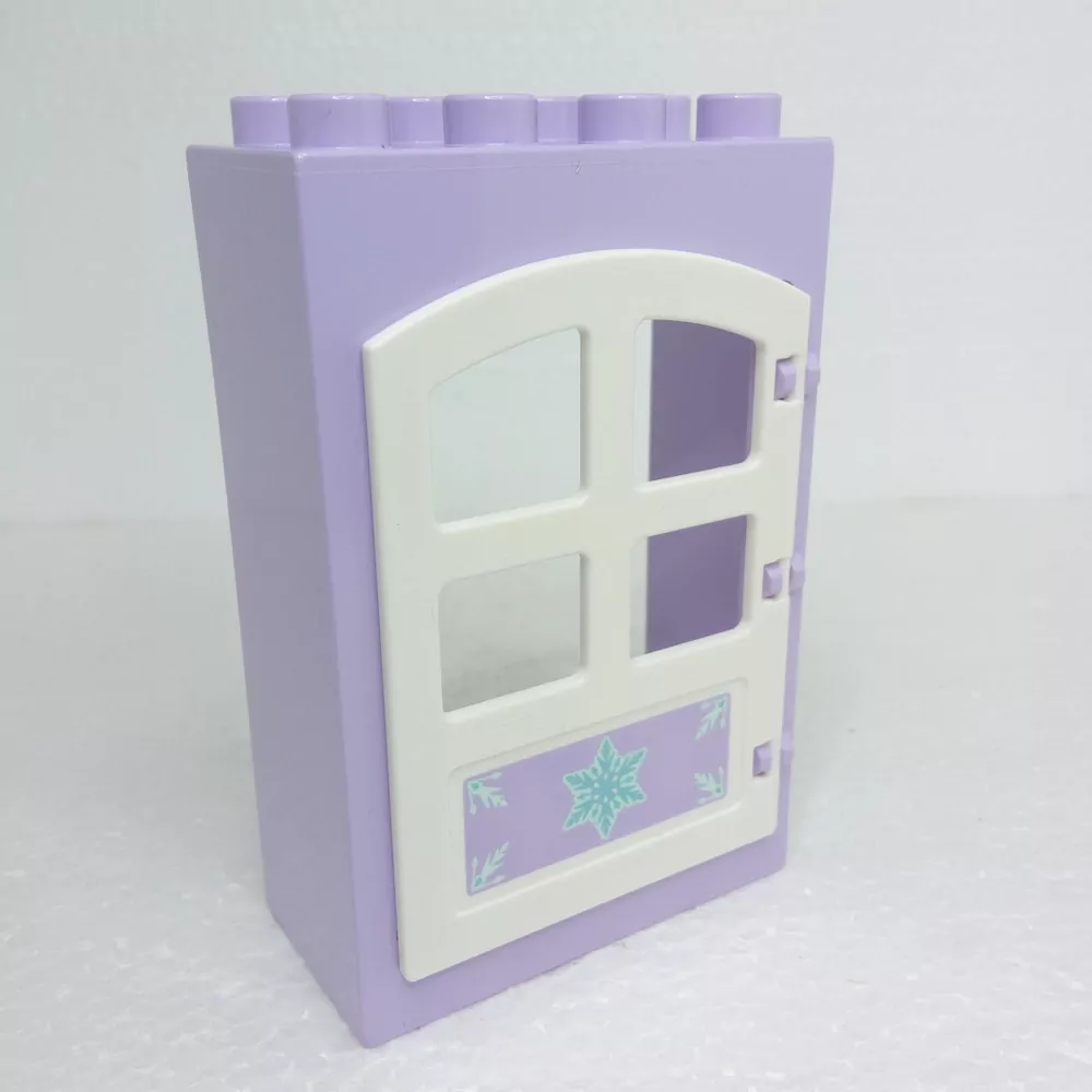 Lego® Duplo® Dveře světle fialové s vločkou