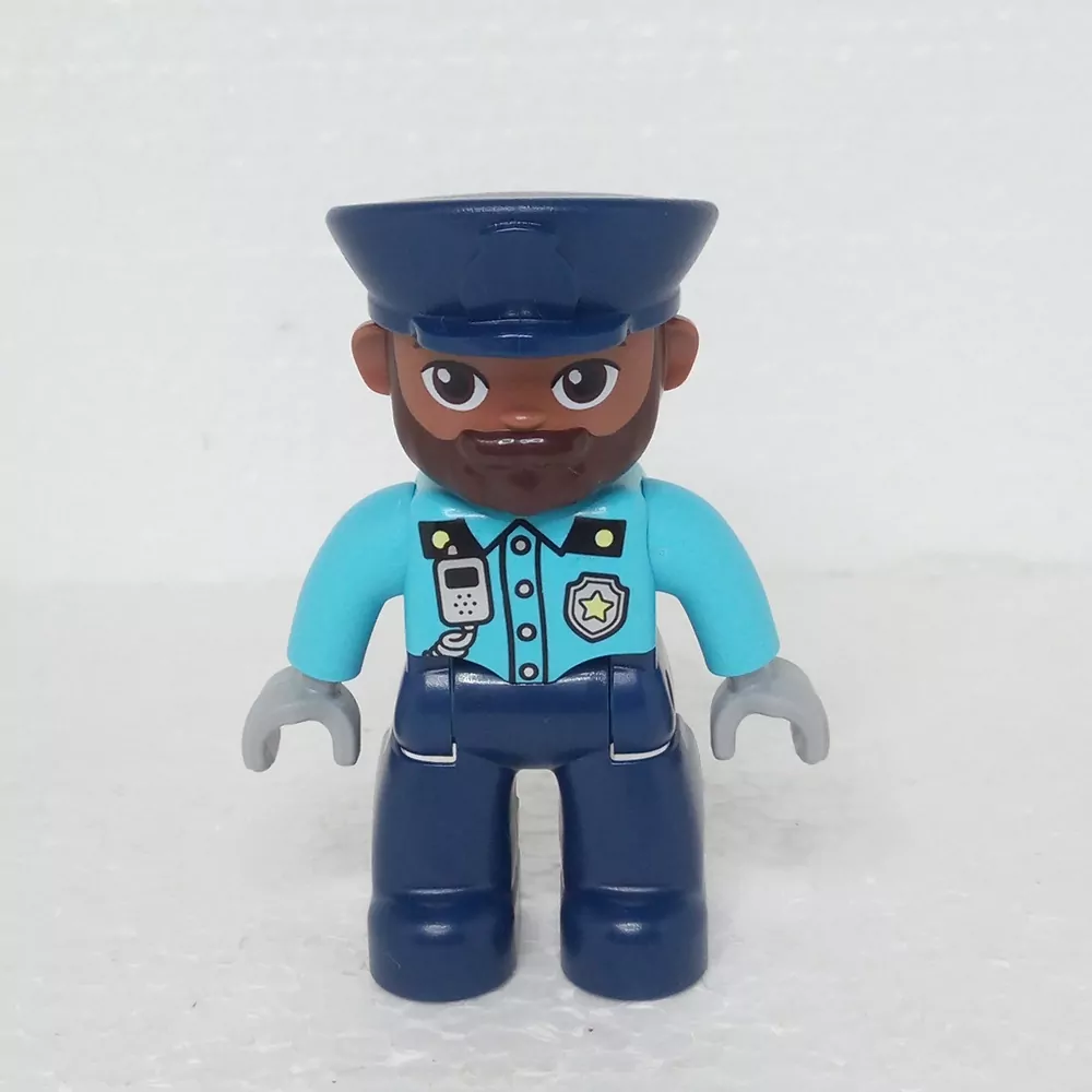 Lego® Duplo® Panáček Muž Policista modrá čepice