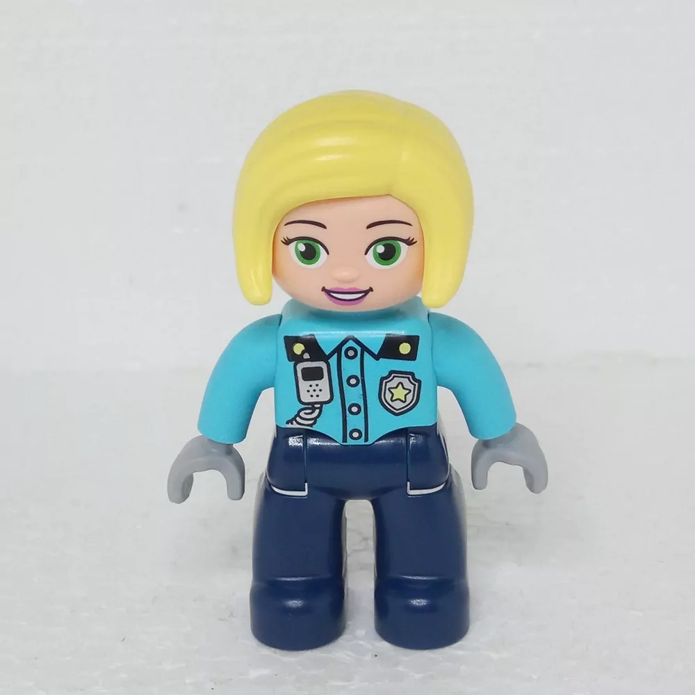 Lego® Duplo® Panáček Žena Policie Blond vlasy