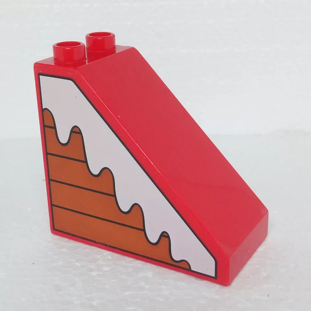 Lego® Duplo® Kostka potisk zasněžená střecha