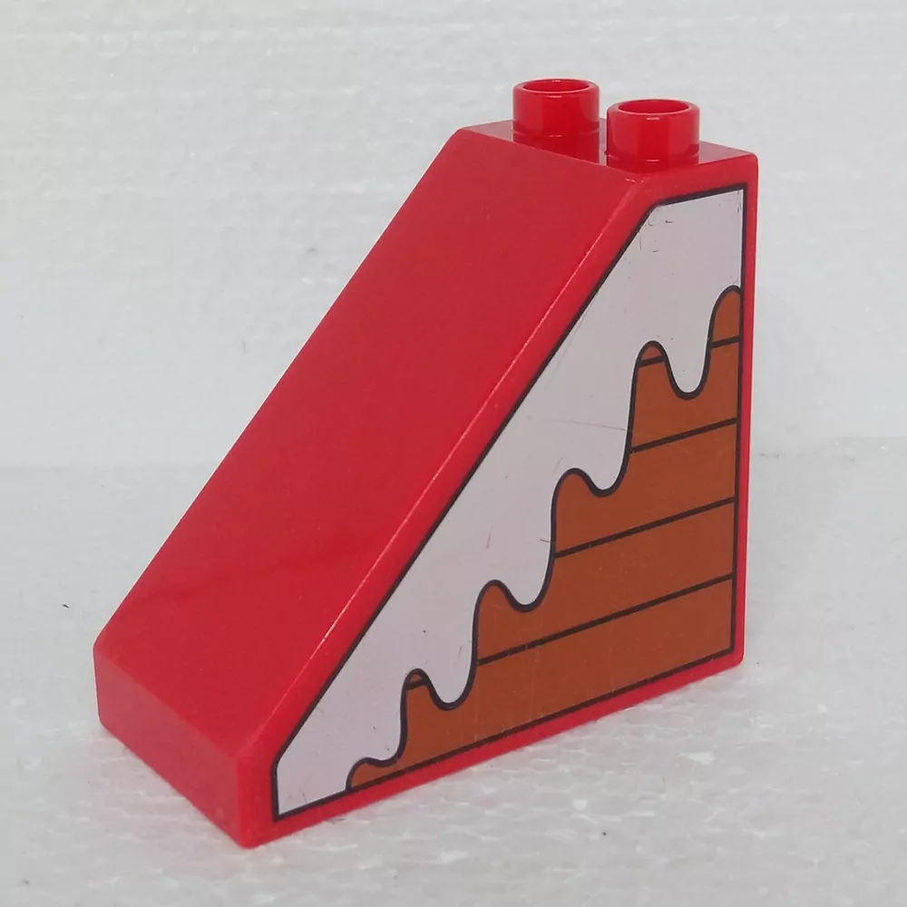 Lego® Duplo® Kostka potisk zasněžená střecha