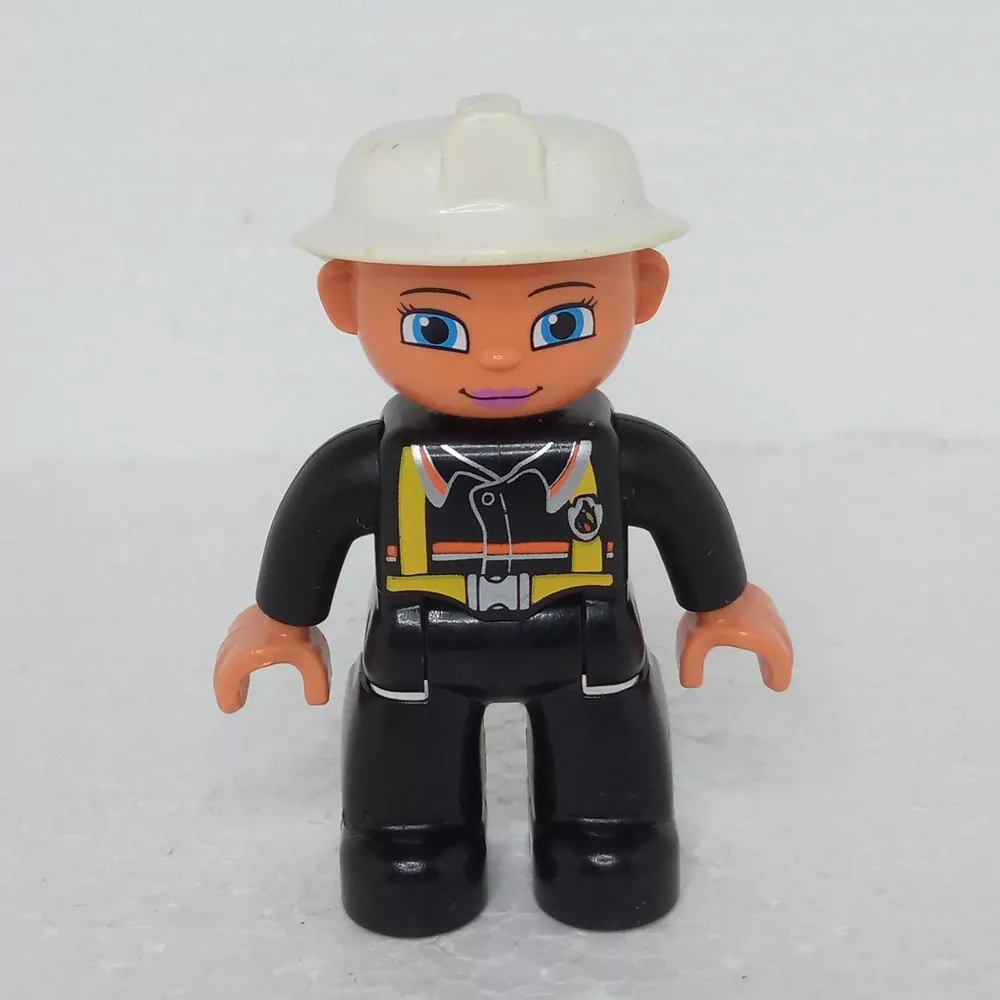 Lego® Duplo® Panáček Žena Hasička Bílá helma
