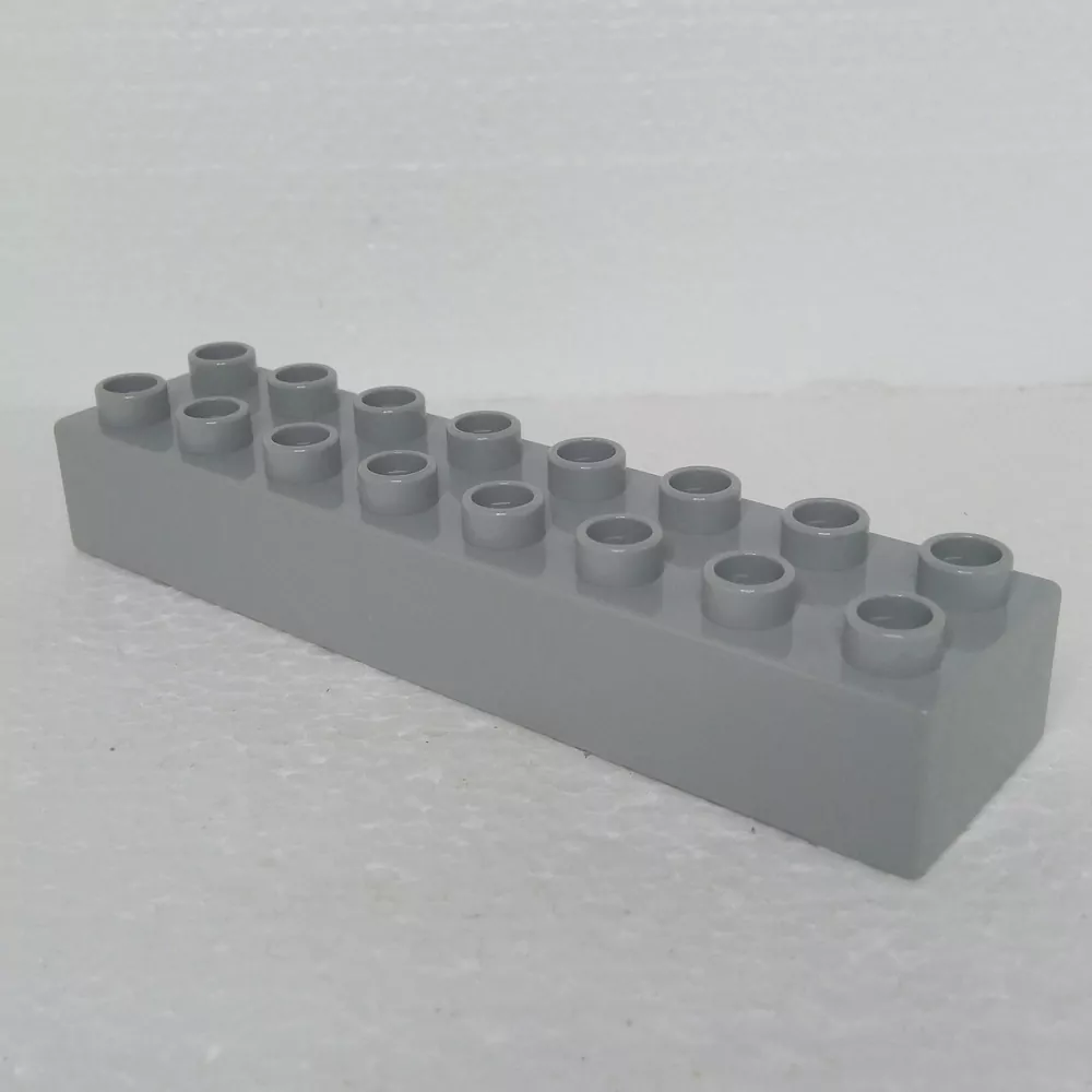 Lego® Duplo® Kostka 2x8 světle šedá