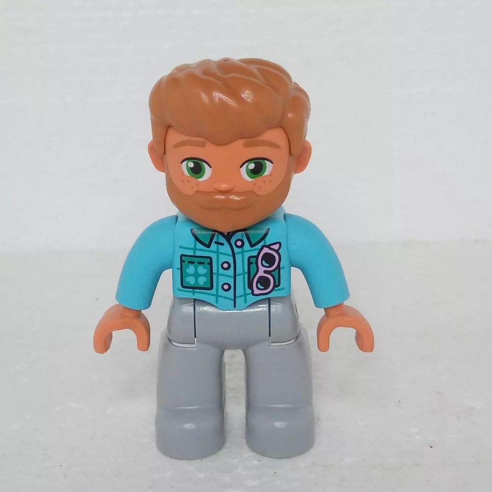 Lego® Duplo® Panáček Muž Hnědé vlasy