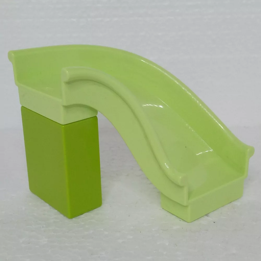 Lego® Duplo® Skluzavka světlounce zelená zahnutá