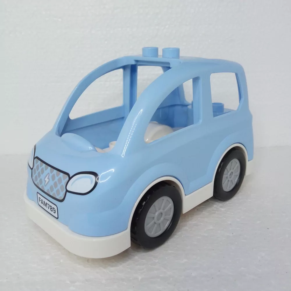 Lego® Duplo® Elektrické auto modrobílé PUSH&GO