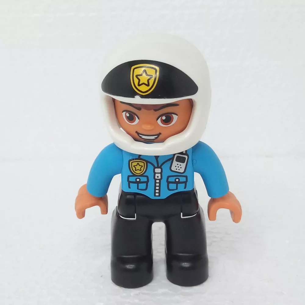 Lego® Duplo® Panáček Muž Policista Bílá helma
