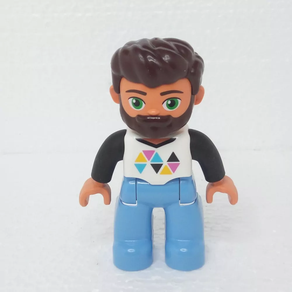 Lego® Duplo® Panáček Muž Hnědé vlasy
