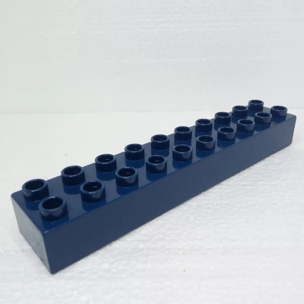 Lego® Duplo® Kostka 2x10 tmavě modrá
