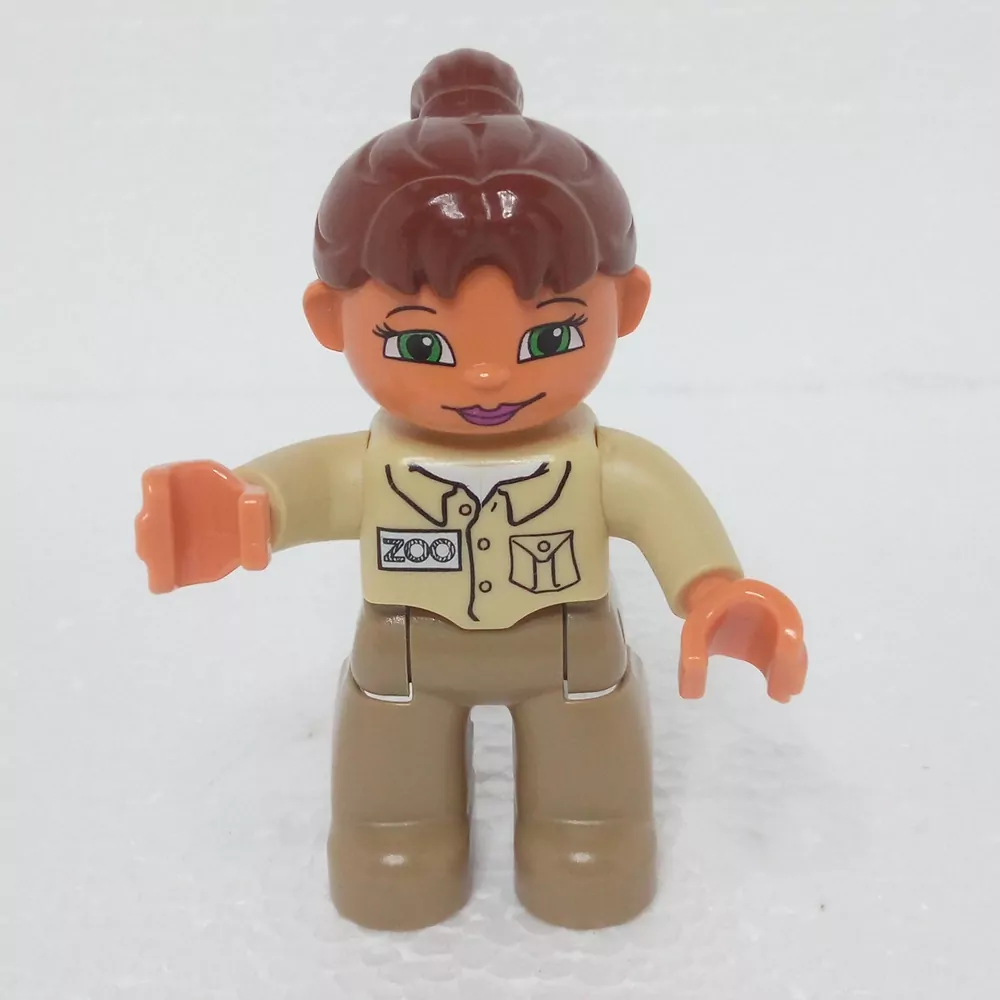 Lego® Duplo® Panáček Žena ZOO hnědé vlasy