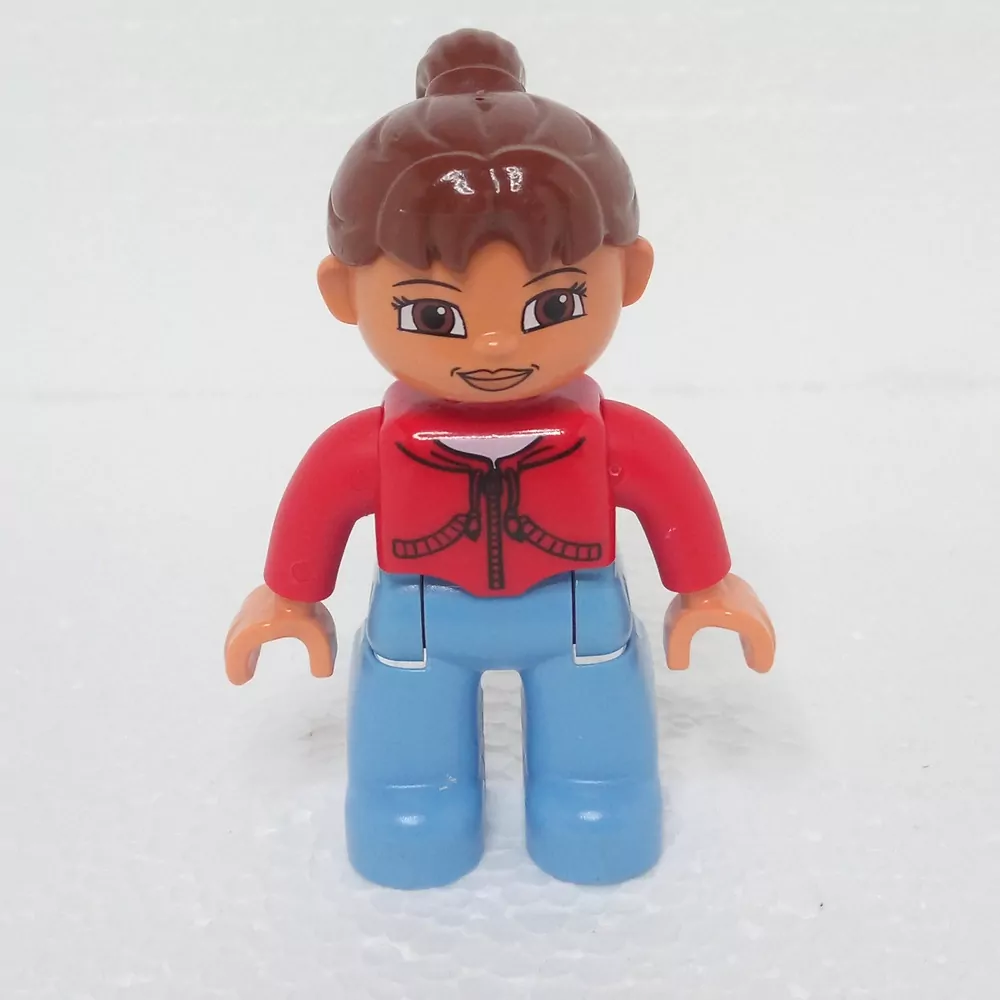 Lego® Duplo® Panáček Žena hnědé vlasy