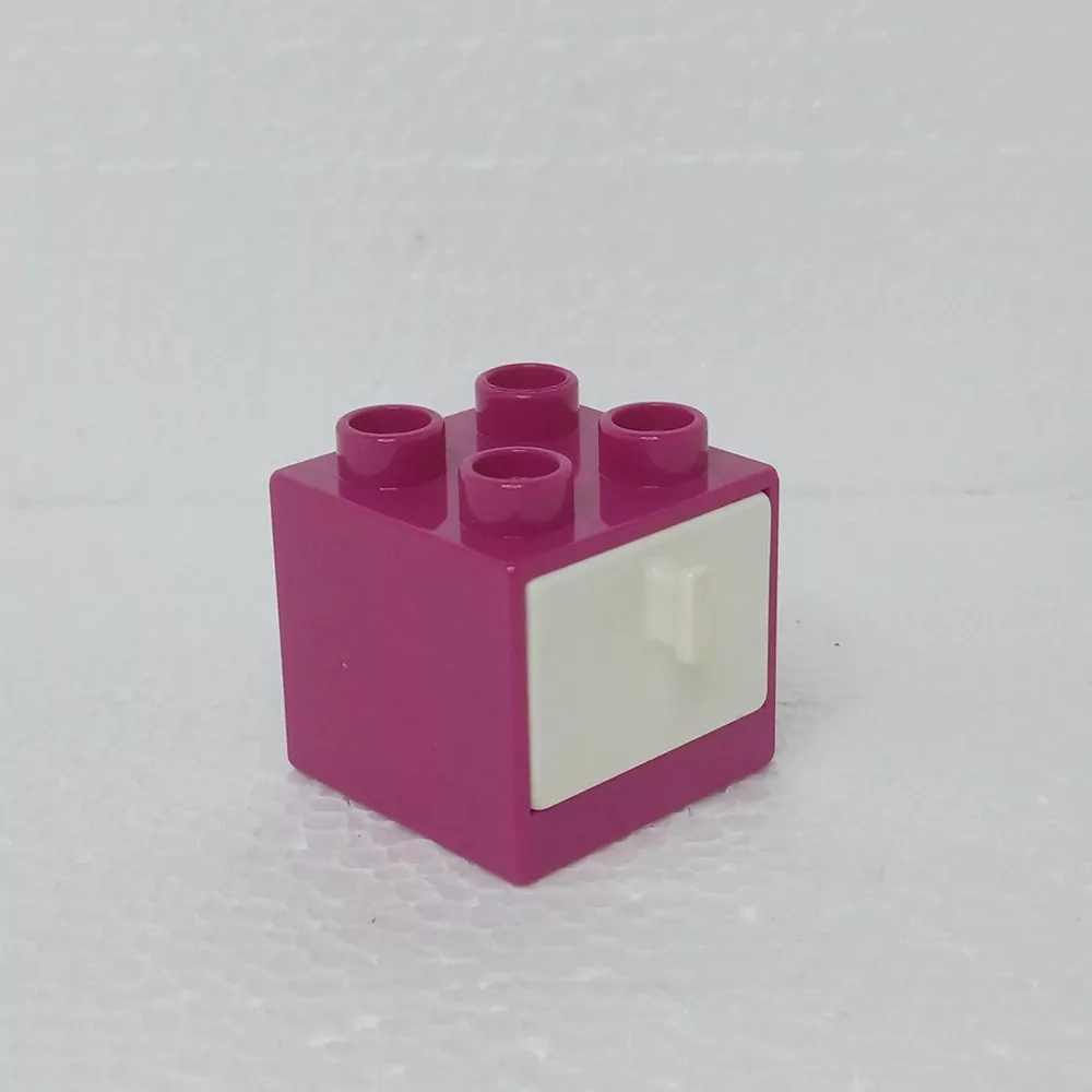 Lego® Duplo® Skříňka fialová, bílý šuplík