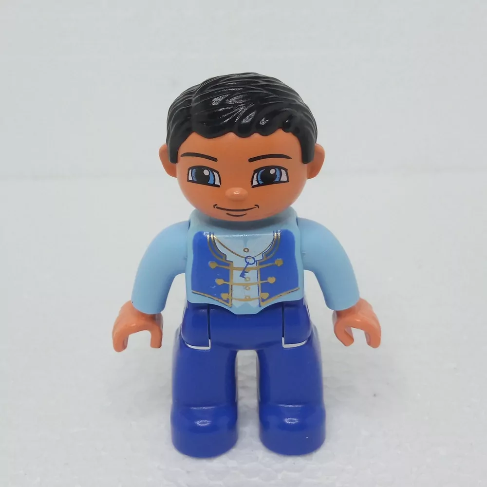 Lego® Duplo® Panáček Muž Princ (modrá vesta)