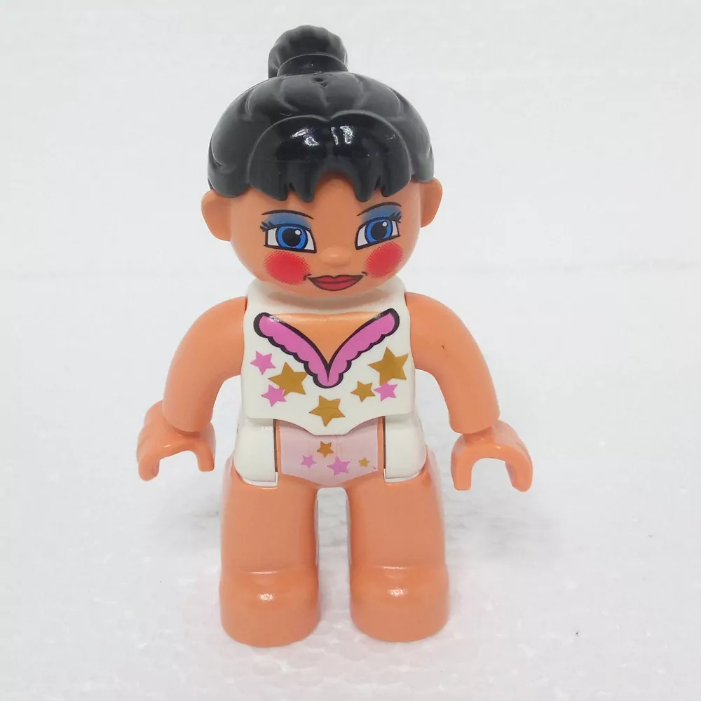 Lego® Duplo® Panáček Žena Artistka Černé vlasy