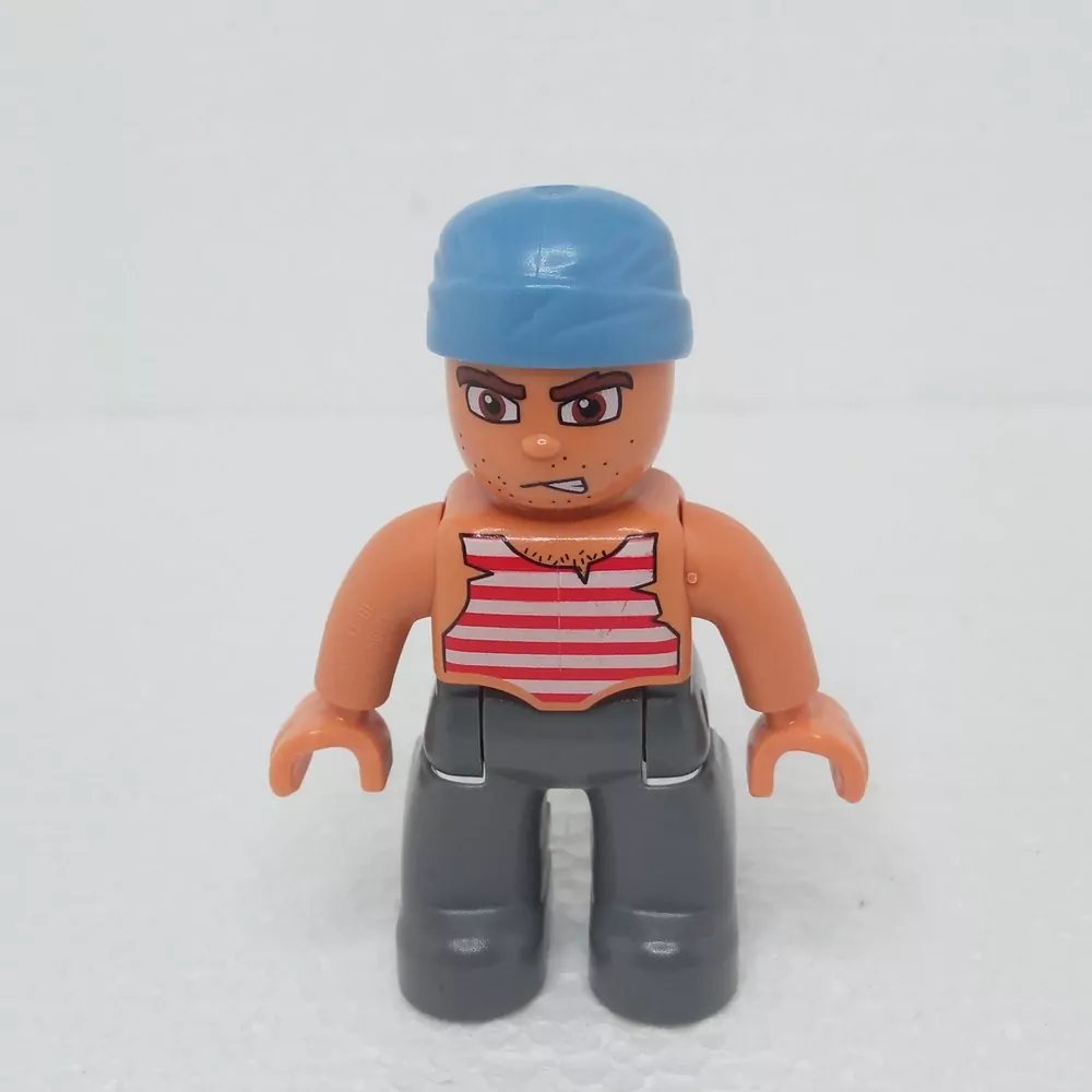 Lego® Duplo® Panáček Muž Pirát modrý šátek
