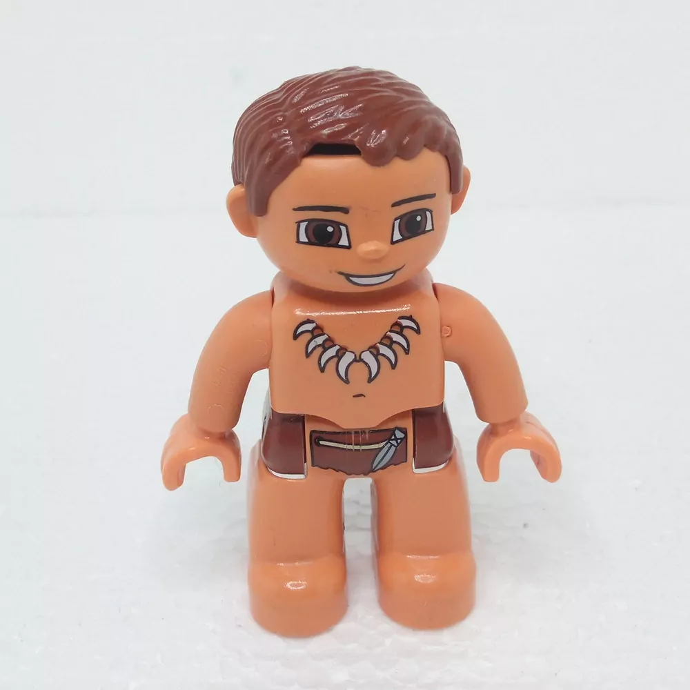 Lego® Duplo® Panáček Muž Pračlověk hnědé vlasy