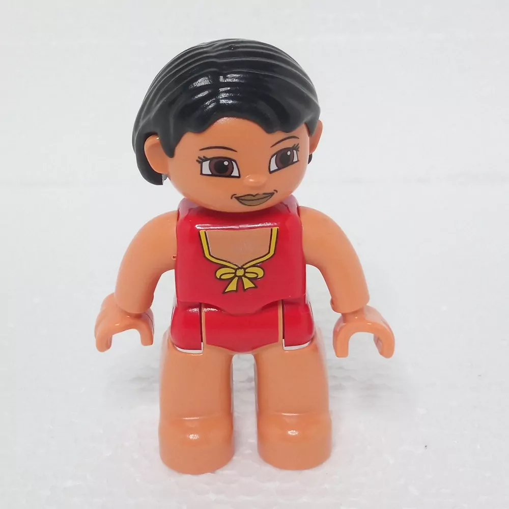 Lego® Duplo® Panáček Žena Plavky Černé vlasy