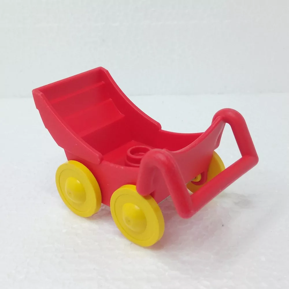 Lego® Duplo® Kočárek červený, žlutá kola