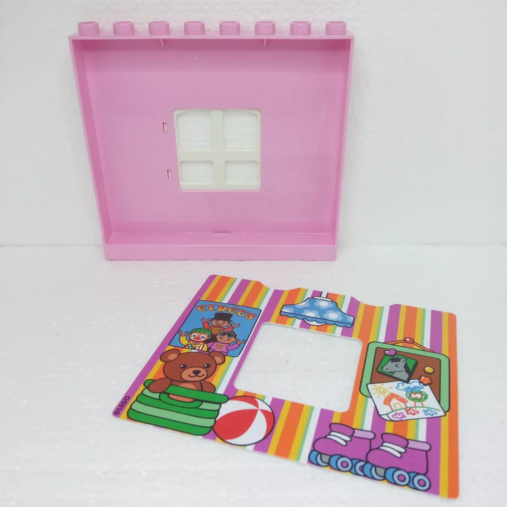 Lego® Duplo® Růžová stěna s tapetou - dětský pokoj