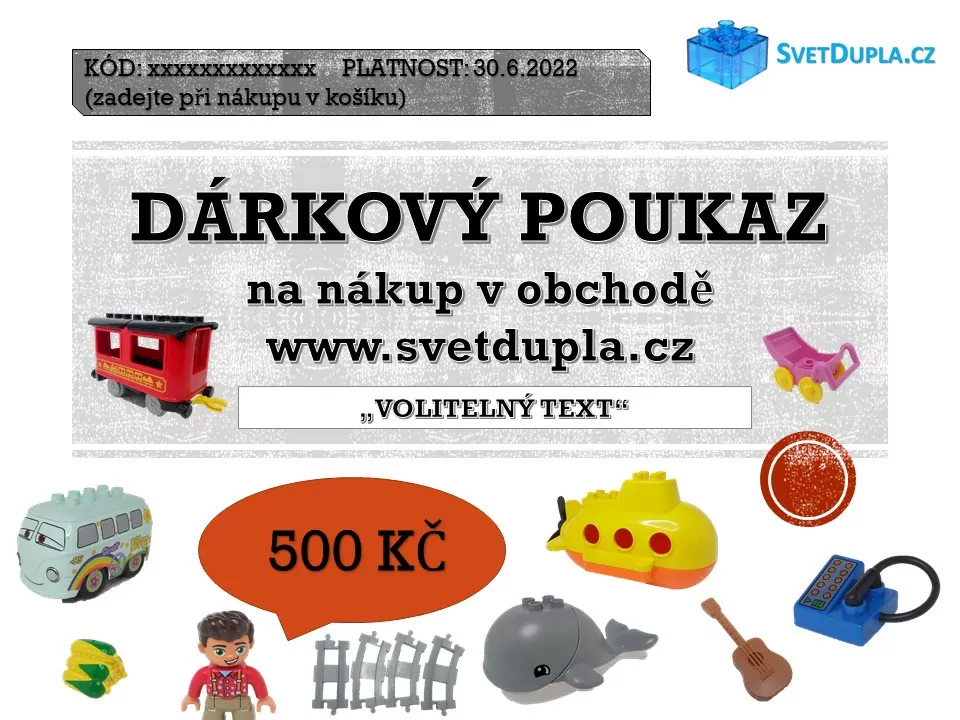 Dárkový poukaz 500 Kč 