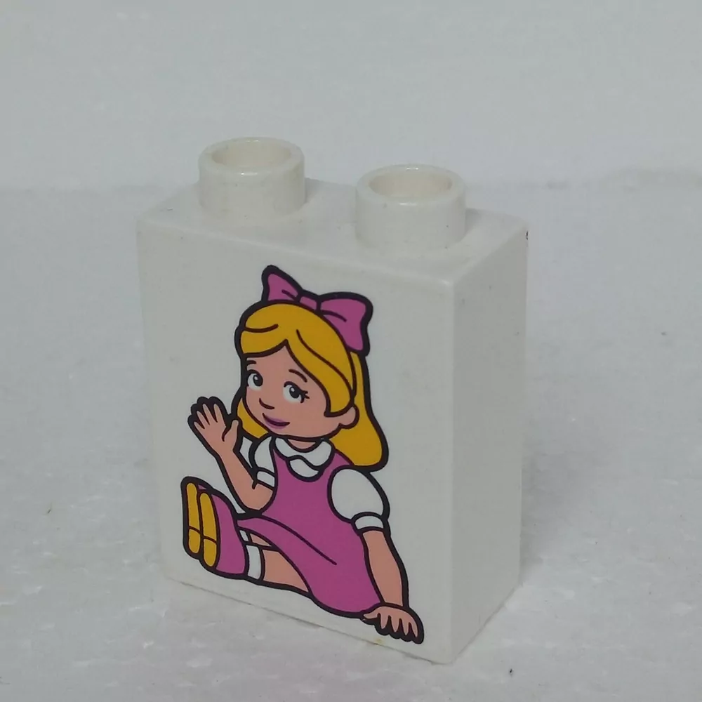 Lego® Duplo® Kostka potisk holčička