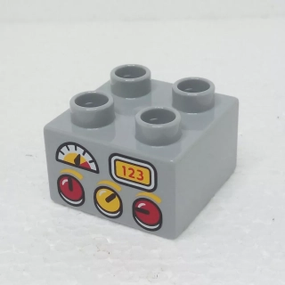 Lego® Duplo® Kostka 2x2 potisk trouba