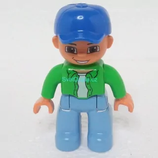 Lego® Duplo® Panáček Muž Modrá kšiltovka
