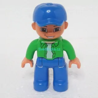 Lego® Duplo® Panáček Muž Modrá kšiltovka