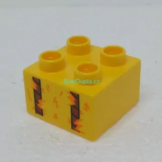 Lego® Duplo® Kostka 2x2 potisk obilí