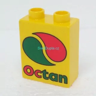 Lego® Duplo® Kostka 1x2x2 potisk Octan