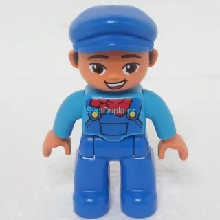 Lego® Duplo® Panáček Muž Strojvedoucí Modrá čepice