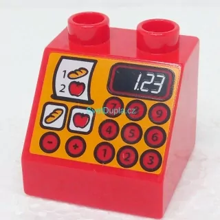 Lego® Duplo® Kostka potisk pokladna potraviny