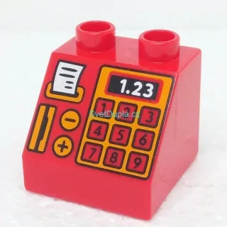 Lego® Duplo® Kostka potisk pokladna karta