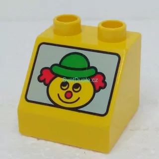Lego® Duplo® Kostka potisk Klaun