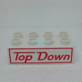 Lego® Duplo® Kostka potisk "Top Down"